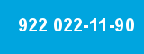 922 022-11-90